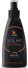 Крем для солярия "Эффект двойного загара" - Dr.Kelen Solar Bronz 2в1 — фото N1