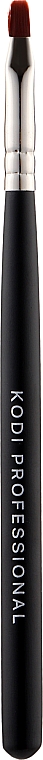 Пензлик для гелевого моделювання нігтів №4, чорний - Kodi Professional Black Artist Square Brush — фото N1