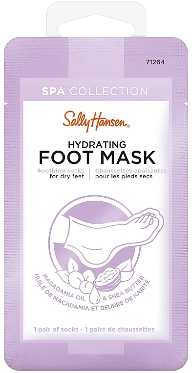 Зволожувальна маска для ніг - Sally Hansen Spa Collection Hydrating Foot Mask — фото N1