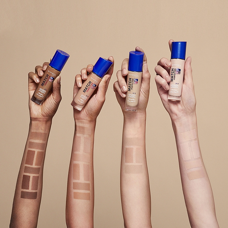 Тональный крем для лица SPF15 - Rimmel Match Perfection Foundation SPF15 — фото N5