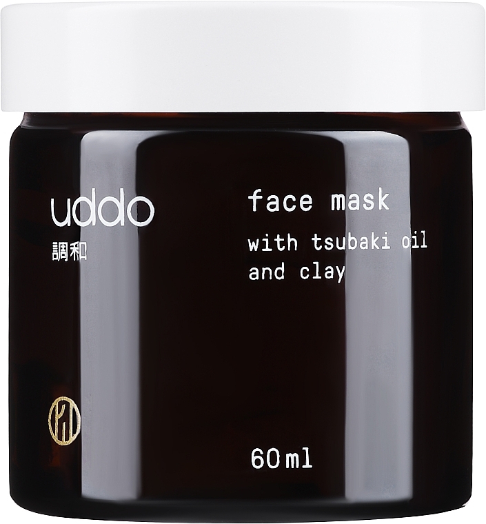 Маска для обличчя з олією цубакі й глиною - Uddo Face Mask With Tsubaki Oil And Clay — фото N2