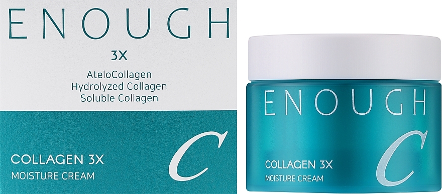 Зволожувальний крем для обличчя з колагеном - Enough Collagen 3x Moisture Cream — фото N2