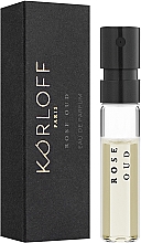 Духи, Парфюмерия, косметика Korloff Paris Rose Oud - Парфюмированная вода (пробник)