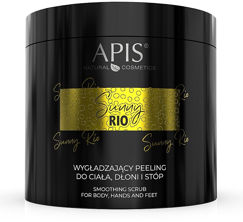 Разглаживающий скраб для тела, рук и ног - APIS Professional Sunny Rio Smoothing Scrub For Body, Hands And Feet — фото N1