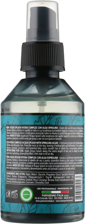 Комплекс для волос - Black Professional Line Turquoise Hydra Complex Aqua Splash — фото N2