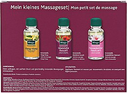 Набор - Kneipp Massage Set (b/oil/3x20ml) — фото N2