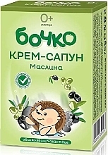 Твердое крем-мыло для детей "Олива" - Бочко — фото N1