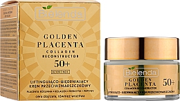 Подтягивающий и укрепляющий крем против морщин 50+ - Bielenda Golden Placenta Collagen Reconstructor — фото N2