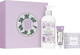 Набор - Benamor Jacaranda Gift Set (b/lot/300ml + h/cr/30ml + soap/100g) — фото N1