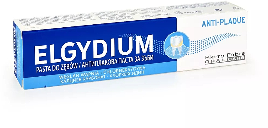 Зубна паста, антибактеріальна - Elgydium Anti Plaque — фото N1