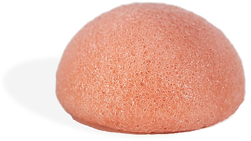 Спонж конняку із рожевою глиною - Mohani Natural konjac Cleansing Sponge With Pink Clay — фото N1