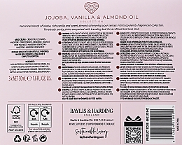 Набір - Baylis & Harding Jojoba Vanilla & Almond Oil Collection (Hand/Cream 50ml x3) — фото N2