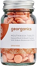 Парфумерія, косметика Таблетки для полоскання порожнини рота "Апельсин" - Georganics Mouthwash Tablets Orange