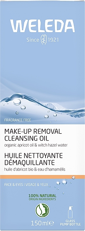 Гідрофільна олія для зняття макіяжу з органічним гамамелісом для сухої та чутливої шкіри - Weleda Make-Up Removal Cleansing Oil — фото N2