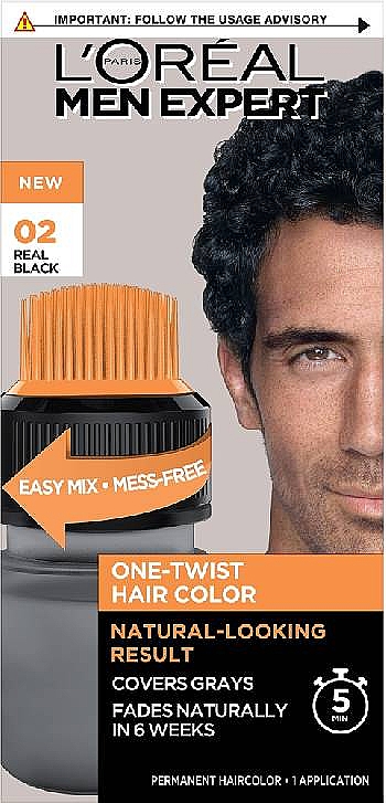 Фарба для волосся для чоловіків - L'Oreal Paris Men Expert One-Twist Hair Color
