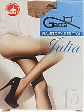 Колготки "Julia Stretch" 15 Den, beige - Gatta — фото N1