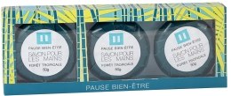 Парфумерія, косметика Набір - Mades Cosmetics Pause Bien-Etre (soap/3х50д)