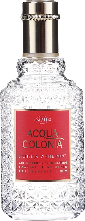 Maurer & Wirtz 4711 Aqua Colognia Lychee & White Mint - Набір (edc/50ml + sh/gel/75ml) — фото N3