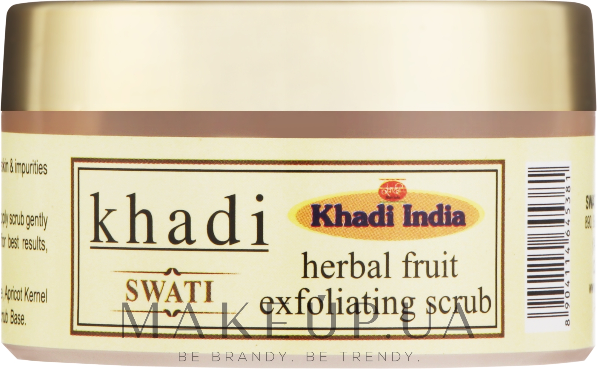 Фруктовий відлущувальний скраб з травами та фруктами - Khadi Swati Herbal Fruit Exofilating Scrub — фото 50ml