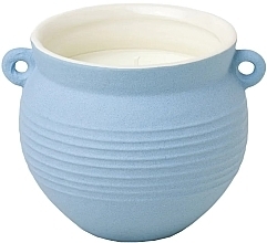 Ароматична свічка "Морська сіль з розмарином" - Paddywax Santorini Ceramic Candle Rosemary Sea Salt — фото N1