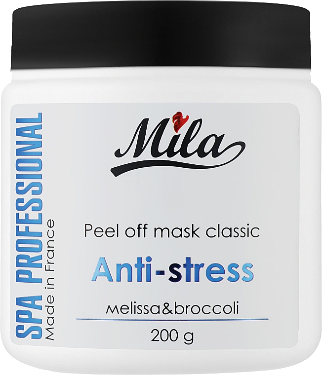 Маска альгинатная классическая порошковая "Анти-стресс, мелисса, брокколи" - Mila Certified Anti-Stress Peel Off Mask — фото N3