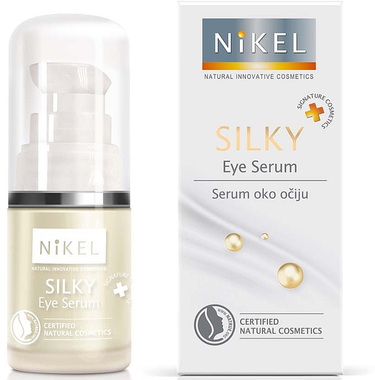 Сироватка для шкіри навколо очей - Nikel Silky Eye Serum — фото N1