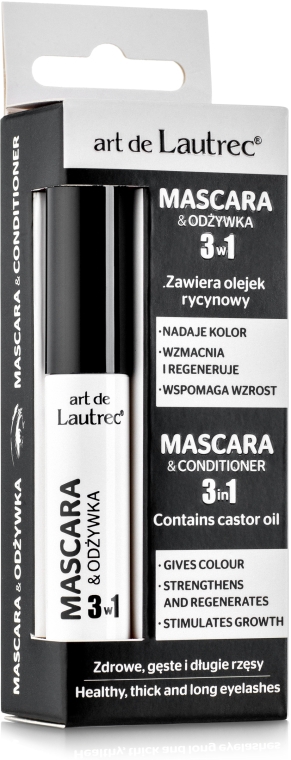 Тушь-кондиционер для ресниц - Art de Lautrec Eyelash Mascara & Conditioner 3in1 — фото N2