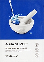 Парфумерія, косметика Тканинна маска для обличчя - Nightingale Aqua-Surge Moist Ampoule Mask