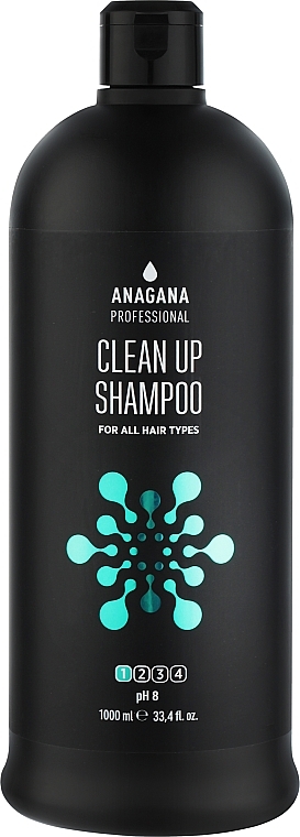 Шампунь "Глибоке очищення" для всіх типів волосся - Anagana Professional Clean Up Shampoo — фото N1