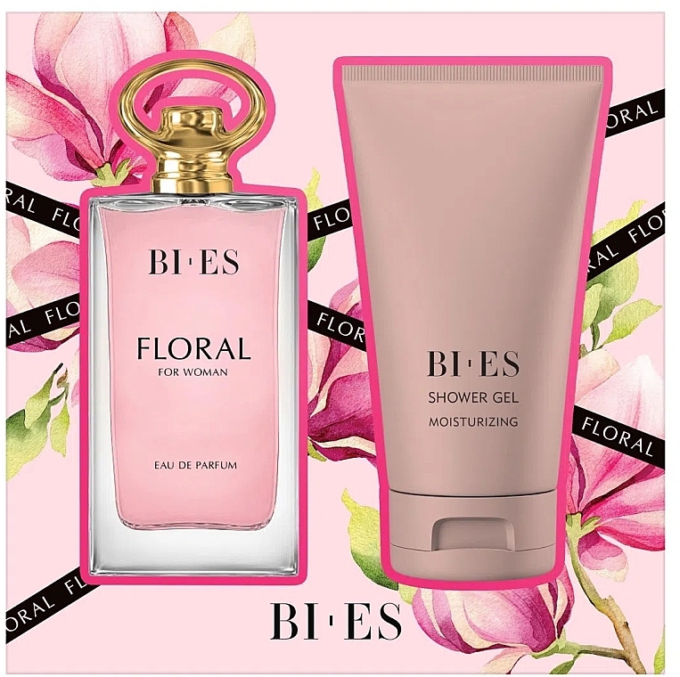 Bi-Es Floral - Набор (edp/90ml + sh/gel/150ml) — фото N1