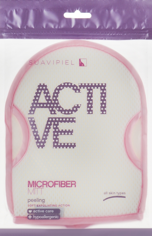 Мочалка-перчатка банная - Suavipiel Active Micro Fiber Mitt Peeling