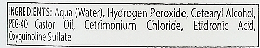 Емульсійний окислювач 30 Vol. 9 % - Black Professional Line Cream Hydrogen Peroxide — фото N5