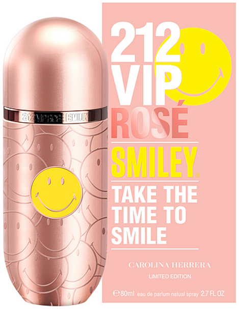 Carolina Herrera 212 Vip Rose Smiley - Парфюмированная вода — фото N2