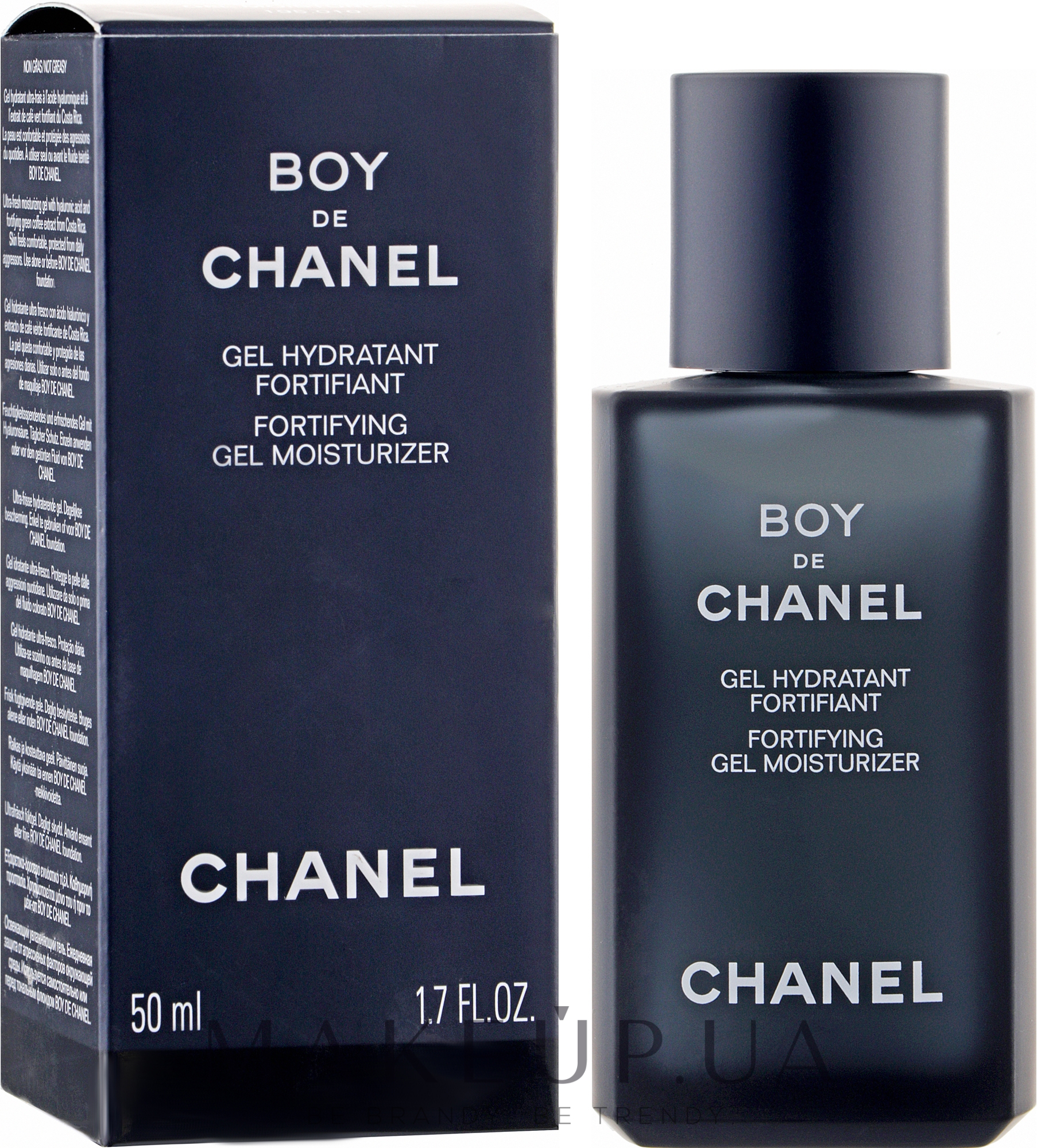 Освежающий увлажняющий гель для лица - Chanel Boy De Chanel Fortifying Gel Moisturizer — фото 50ml