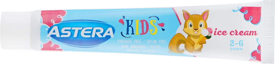 Зубная паста со вкусом мороженого - Astera Kids With Ice Cream — фото N5