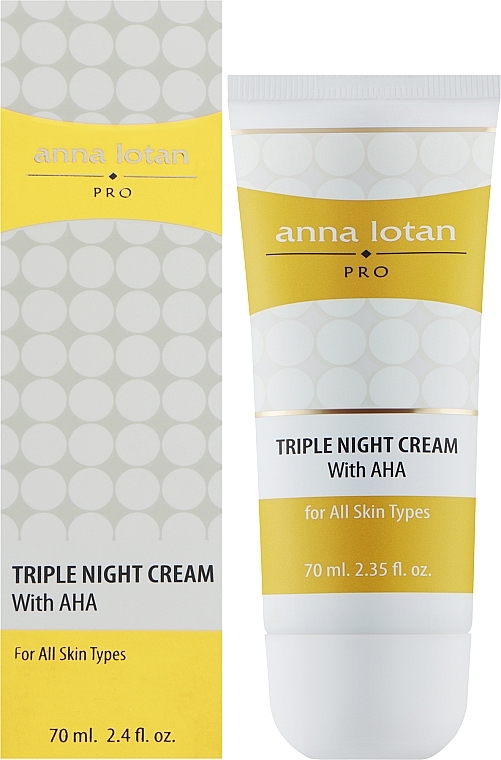 Восстанавливающий ночной крем для лица тройного действия - Anna Lotan Pro Triple Night Cream — фото N2