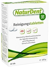 Таблетки для чистки зубных протезов и брекетов, 48 шт. - NaturDent — фото N1