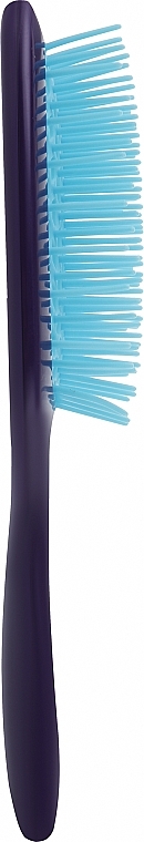 Щетка массажная для волос, антистатическая, фиолетово-бирюзовая - Frau Schein — фото N2