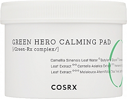 Успокаивающие диски для лица - Cosrx One Step Green Hero Calming Pad — фото N6