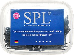 Невидимки для волос 50 мм, 50912, фрезерованные коричневые - SPL — фото N1
