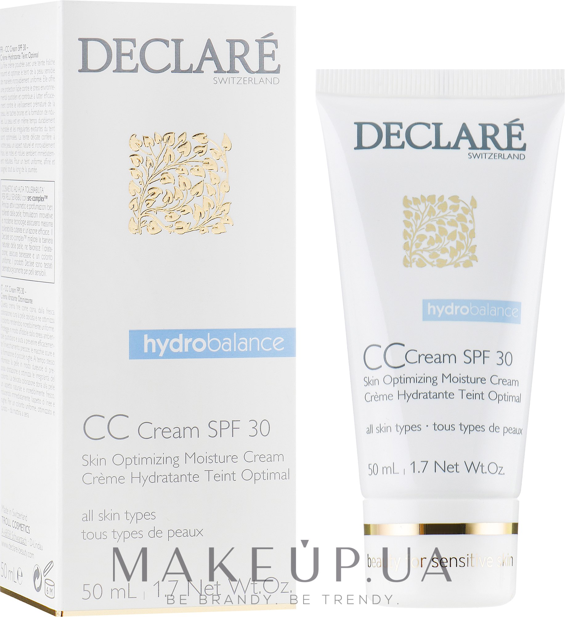 CC-крем для обличчя SPF 30 - Declare Skin Optimizing Moisture Cream — фото 50ml
