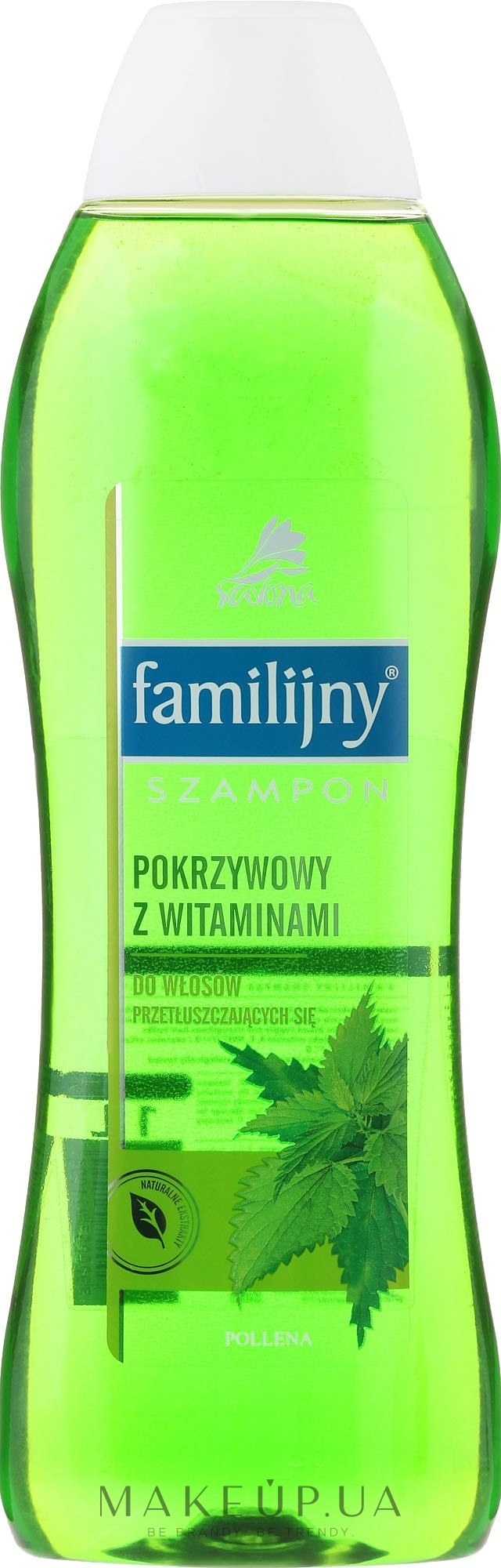 Шампунь с экстрактом крапивы - Pollena Savona Familijny Nettle & Vitamins Shampoo — фото 1000ml