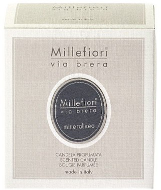 Ароматична свічка "Мінеральне море" - Millefiori Milano Via Brera Candle Mineral Sea — фото N2