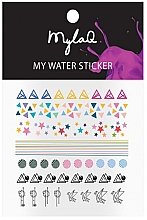 Духи, Парфюмерия, косметика Наклейки для ногтей "Геометрия" - MylaQ My My Geometric Sticker