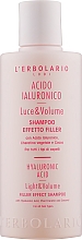 Шампунь для волос с гиалуроновой кислотой и растительным кератином - L'Erbolario Acido Ialuronico Luce & Volume Shampoo Effetto Filler  — фото N1