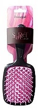 Духи, Парфюмерия, косметика Щетка для волос продувная, 1290, черно-розовая - Donegal Scarlet Brush