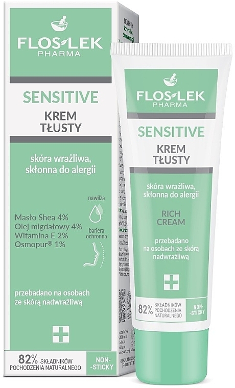Крем для чутливої шкіри - Floslek Sensitive Rich Cream — фото N1