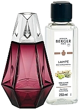 Набір - Maison Berger Wilderness Prisme Granat (lamp + refill/250ml) — фото N2