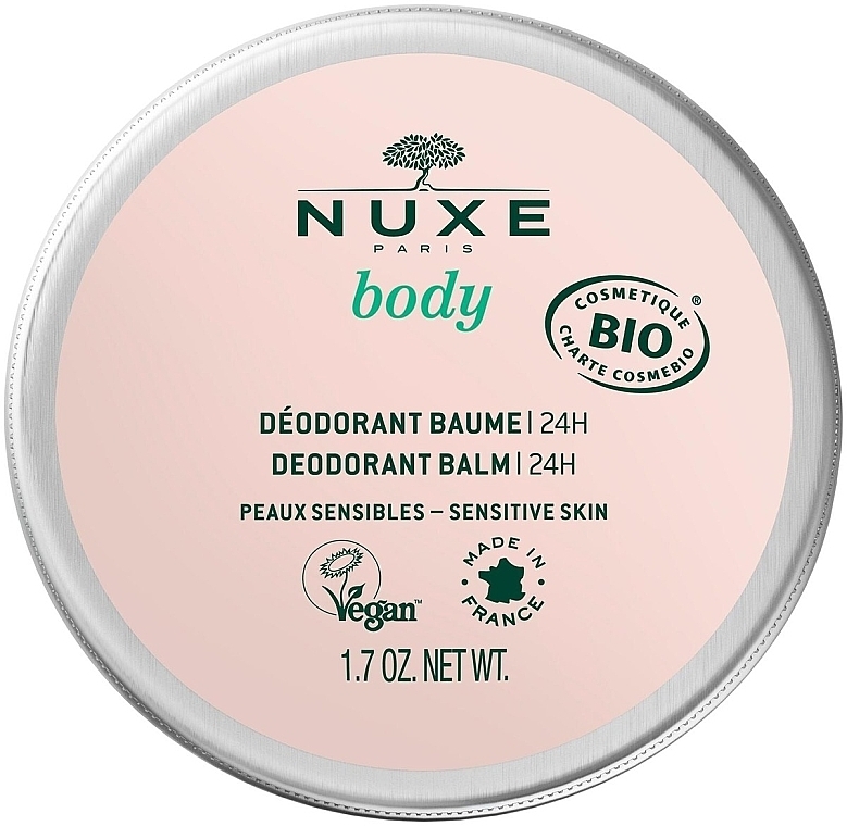 Твердый дезодорант - Nuxe Body Deodorant Balm 24H — фото N1