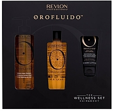 Набір - Orofluido The Wellness Set (shampoo/240ml + h/elixir/100ml + b/cream/50ml) — фото N1
